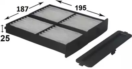 Фильтр, воздух во внутренном пространстве JS ASAKASHI купить