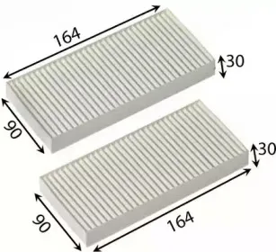 Фильтр, воздух во внутренном пространстве JS ASAKASHI купить