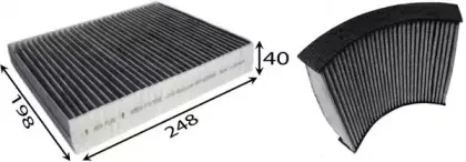 Фильтр, воздух во внутренном пространстве JS ASAKASHI купить