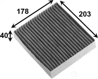 Фильтр, воздух во внутренном пространстве JS ASAKASHI купить