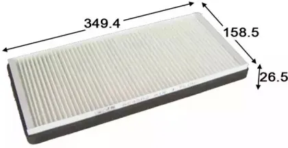 Фильтр, воздух во внутренном пространстве JS ASAKASHI купить