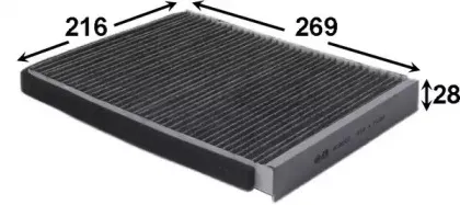 Фильтр, воздух во внутренном пространстве JS ASAKASHI купить