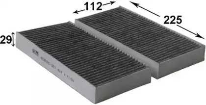 Фильтр, воздух во внутренном пространстве JS ASAKASHI купить