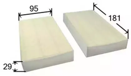 Фильтр, воздух во внутренном пространстве JS ASAKASHI купить