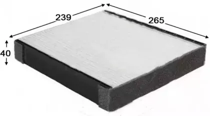 Фильтр, воздух во внутренном пространстве JS ASAKASHI купить