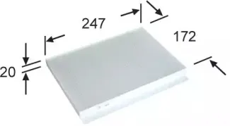 Фильтр, воздух во внутренном пространстве JS ASAKASHI купить