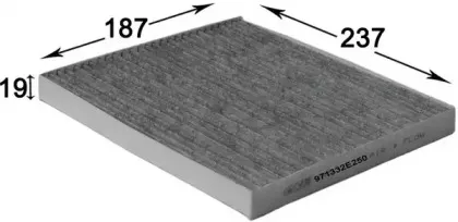 Фильтр, воздух во внутренном пространстве JS ASAKASHI купить