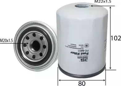 Топливный фильтр JS ASAKASHI купить