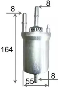 Топливный фильтр JS ASAKASHI купить