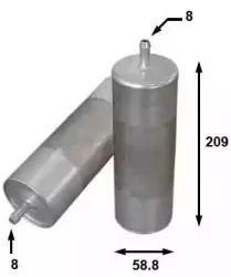 Топливный фильтр JS ASAKASHI купить