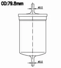 Топливный фильтр JS ASAKASHI купить