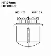 Топливный фильтр JS ASAKASHI купить
