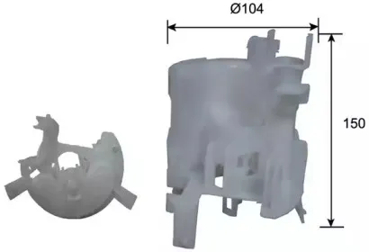 Топливный фильтр JS ASAKASHI купить