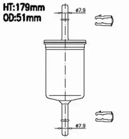 Топливный фильтр JS ASAKASHI купить