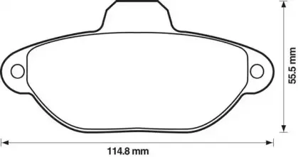 Комплект тормозных колодок, дисковый тормоз STOP купить
