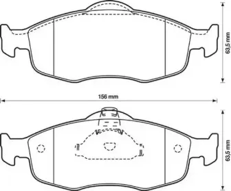 Комплект тормозных колодок, дисковый тормоз STOP купить