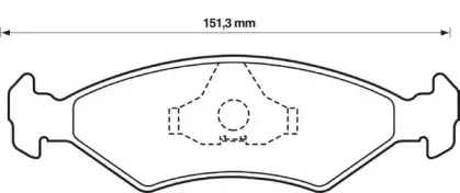 Комплект тормозных колодок, дисковый тормоз STOP купить