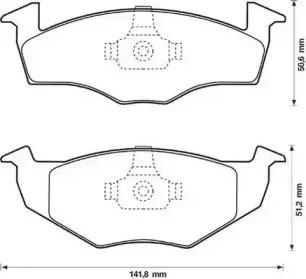 Комплект тормозных колодок, дисковый тормоз STOP купить