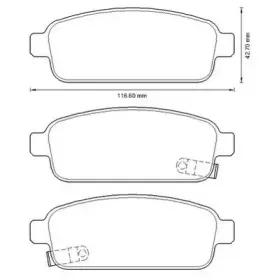 Комплект тормозных колодок, дисковый тормоз STOP купить