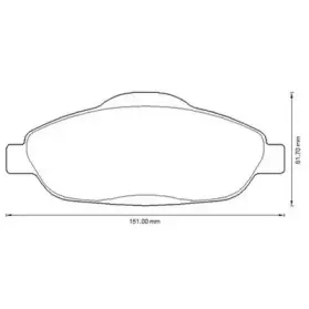 Комплект тормозных колодок, дисковый тормоз STOP купить