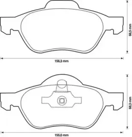 Комплект тормозных колодок, дисковый тормоз STOP купить