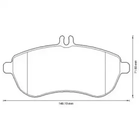 Комплект тормозных колодок, дисковый тормоз STOP купить