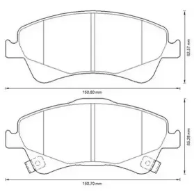 Комплект тормозных колодок, дисковый тормоз STOP купить