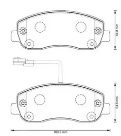 Комплект тормозных колодок, дисковый тормоз STOP купить