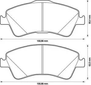 Комплект тормозных колодок, дисковый тормоз STOP купить