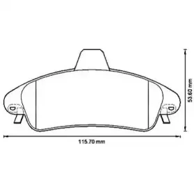 Комплект тормозных колодок, дисковый тормоз STOP купить