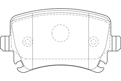 Комплект тормозных колодок, дисковый тормоз Omnicraft купить