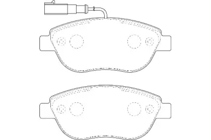Комплект тормозных колодок, дисковый тормоз Omnicraft купить
