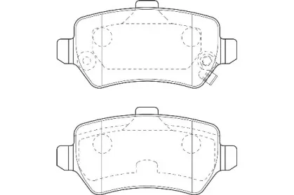 Комплект тормозных колодок, дисковый тормоз Omnicraft купить