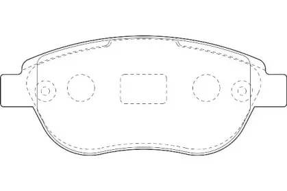 Комплект тормозных колодок, дисковый тормоз Omnicraft купить