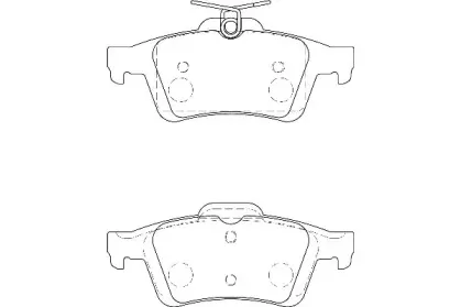 Комплект тормозных колодок, дисковый тормоз Omnicraft купить