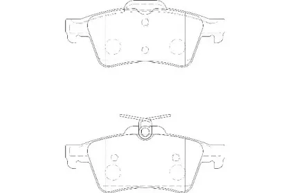 Комплект тормозных колодок, дисковый тормоз Omnicraft купить