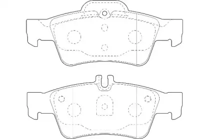 Комплект тормозных колодок, дисковый тормоз Omnicraft купить