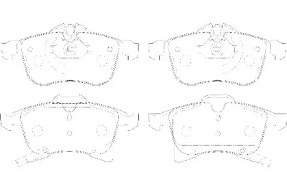 Комплект тормозных колодок, дисковый тормоз Omnicraft купить