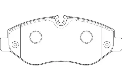 Комплект тормозных колодок, дисковый тормоз Omnicraft купить