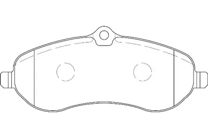 Комплект тормозных колодок, дисковый тормоз Omnicraft купить