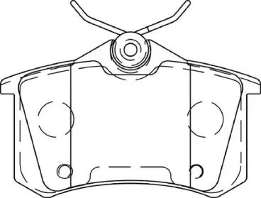 Комплект тормозных колодок, дисковый тормоз Omnicraft купить