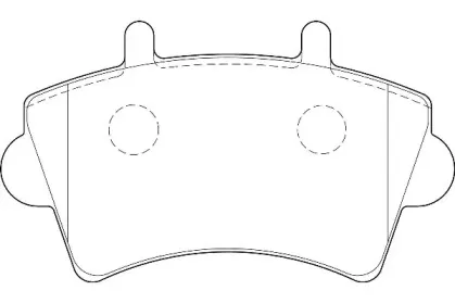 Комплект тормозных колодок, дисковый тормоз Omnicraft купить