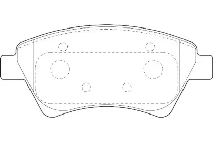 Комплект тормозных колодок, дисковый тормоз Omnicraft купить