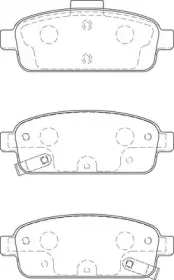 Комплект тормозных колодок, дисковый тормоз Omnicraft купить