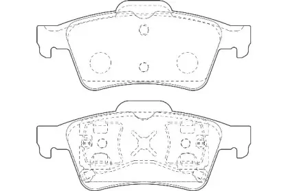 Комплект тормозных колодок, дисковый тормоз Omnicraft купить