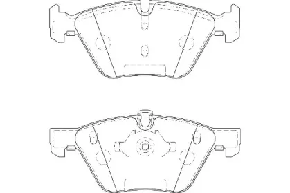 Комплект тормозных колодок, дисковый тормоз Omnicraft купить