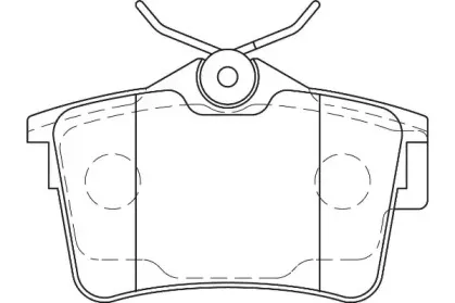 Комплект тормозных колодок, дисковый тормоз Omnicraft купить