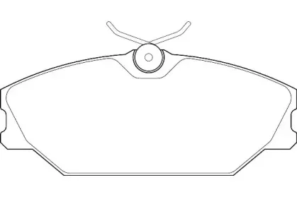 Комплект тормозных колодок, дисковый тормоз Omnicraft купить