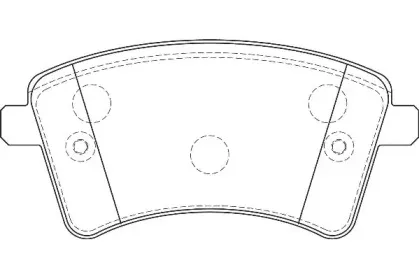 Комплект тормозных колодок, дисковый тормоз Omnicraft купить