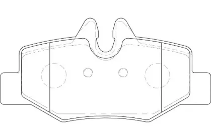 Комплект тормозных колодок, дисковый тормоз Omnicraft купить